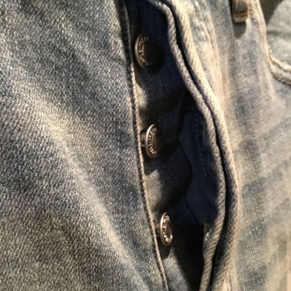 Free People Wales Wide Leg SZ 27 Button Fly - Picture 3 of 9